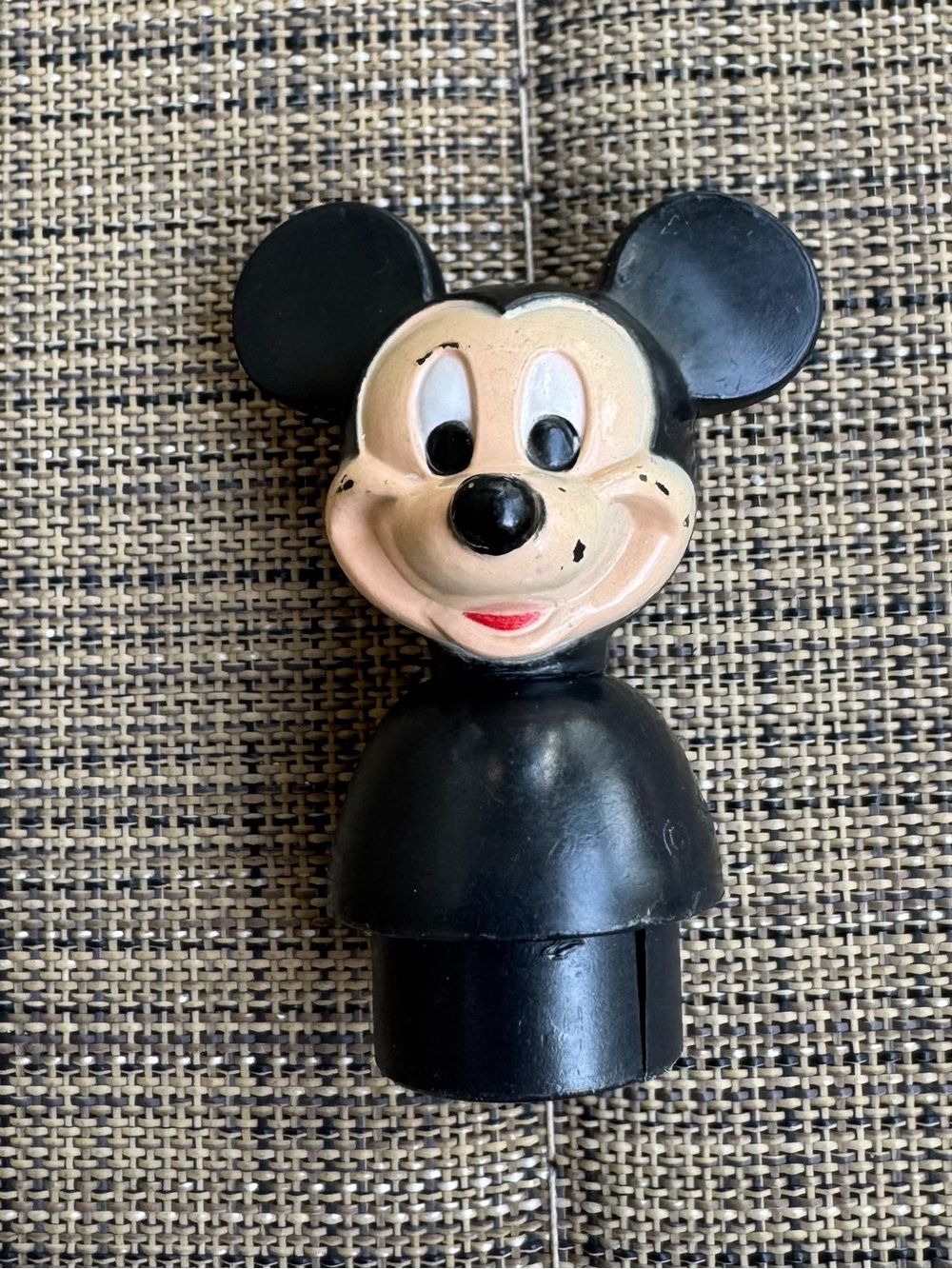 1970s Mickey Mouse Figure Disney ILLCO Toys Little People Fisher-Price Vintage